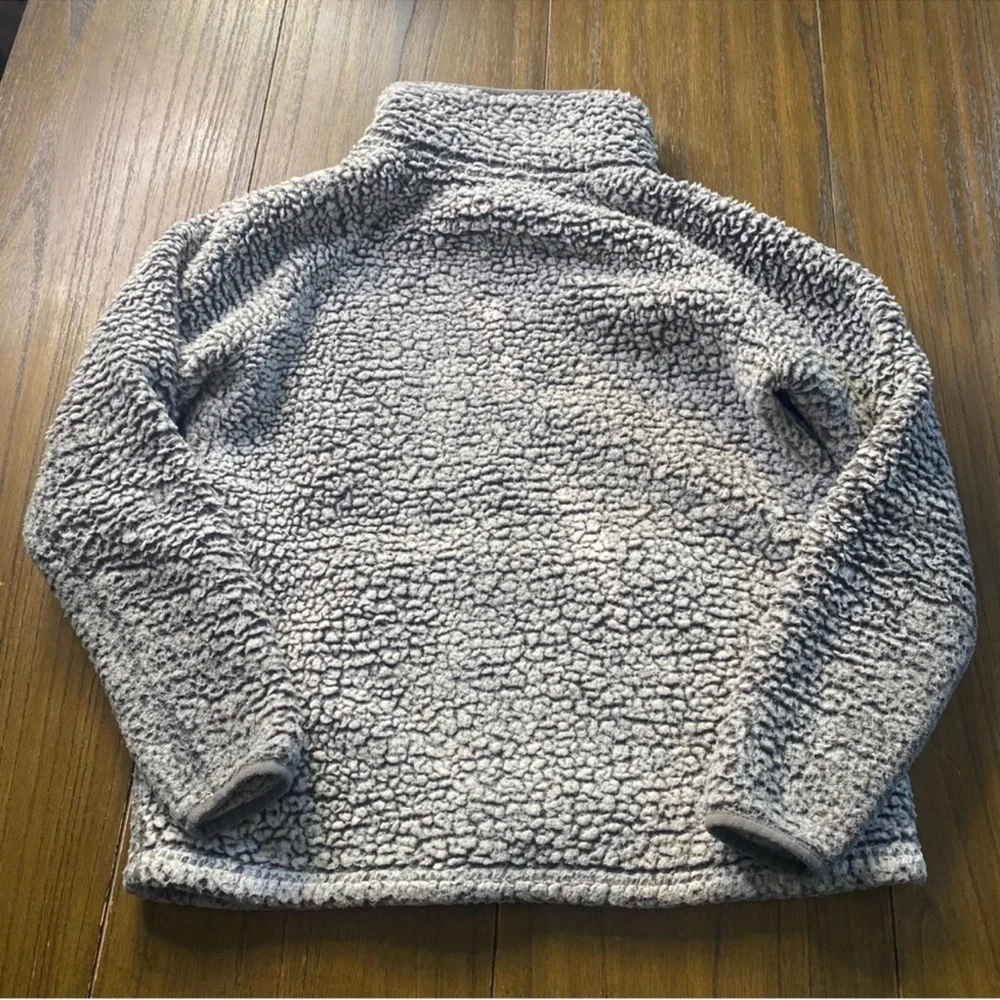 Eddie Bauer Sherpa full zip sweater jacket